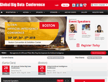 Tablet Screenshot of globalbigdataconference.com